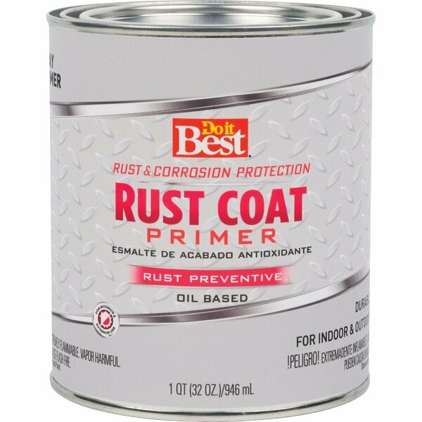 All-Source Rust Coat Enamel Primer, Gray, 1 Qt. 241070D